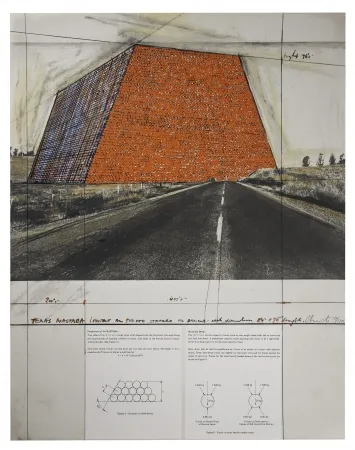 丝网印刷 Christo - Texas Mastaba