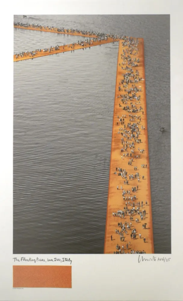 复数作品 Christo - The Floating Piers, Lake Iseo, Italy, 2014-2016