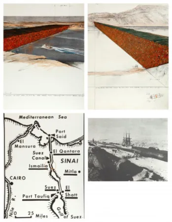 丝网印刷 Christo - Wall of 10 Million Oil Drums, Project for the Suez Canal