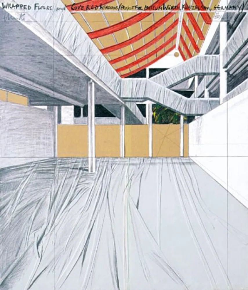 复数作品 Christo - Wrapped Floors and Covered Windows, Museum Würth