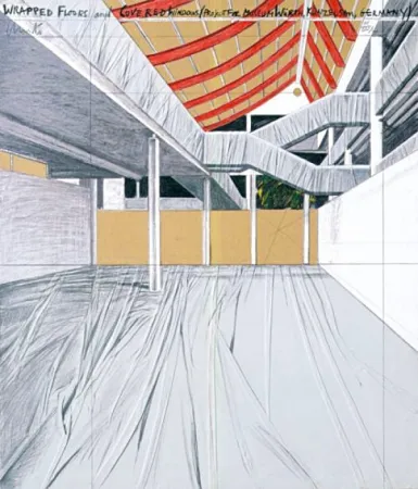 复数作品 Christo - Wrapped Floors and Covered Windows, Museum Würth