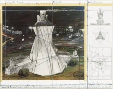 无技术 Christo - Wrapped fontain