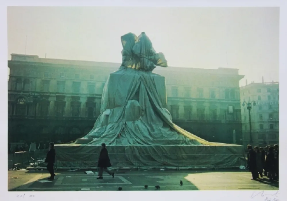 胶版印刷 Christo - Wrapped Monument to Vittorio Emanuel