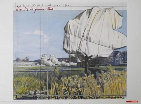 胶版印刷 Christo - Wrapped Trees, Fondation Beyeler