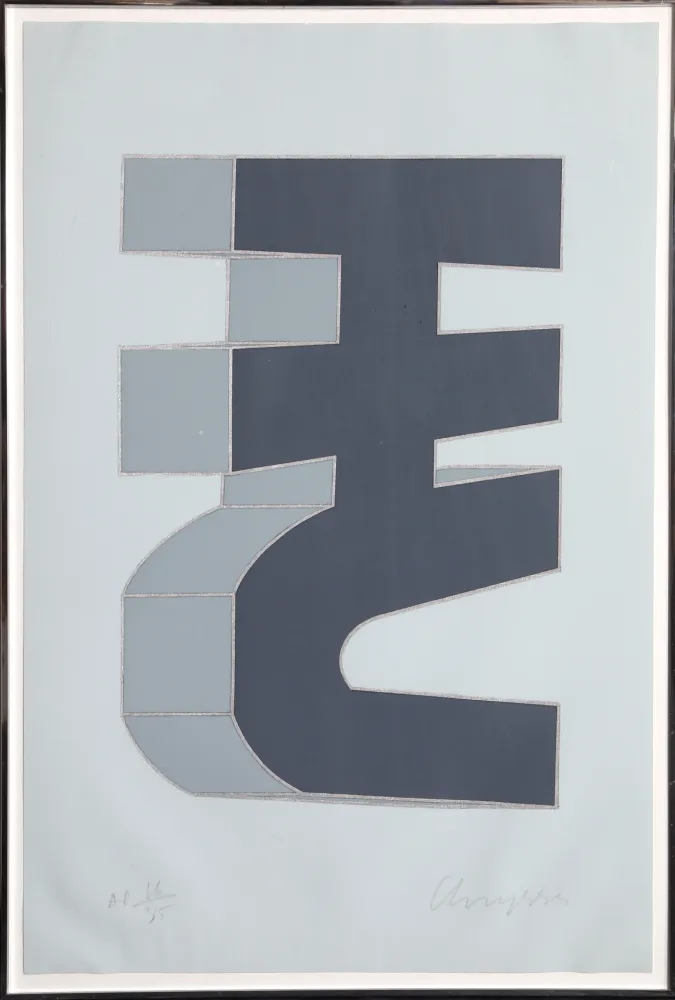 丝网印刷 Chryssa - Times Square Fragment #6