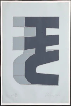丝网印刷 Chryssa - Times Square Fragment #6