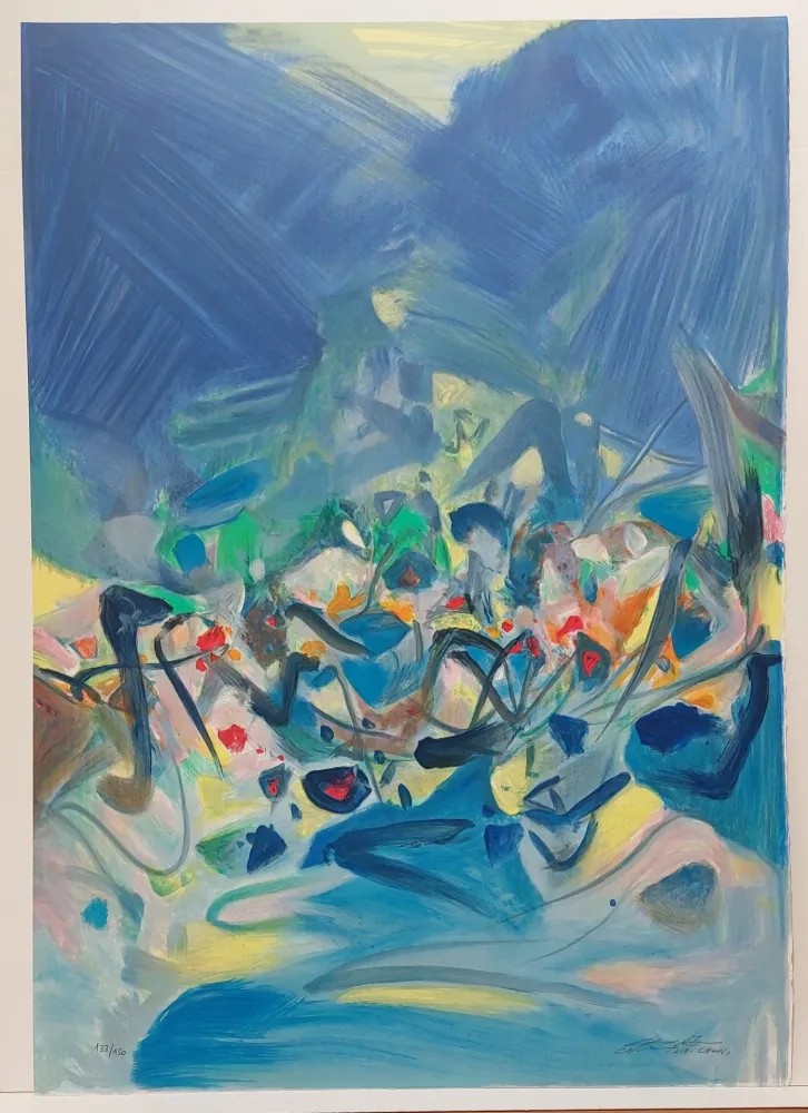石版画 Chu Teh Chun  - Composition XXX 