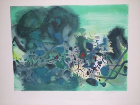 石版画 Chu Teh Chun  - Sans titre I