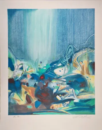 石版画 Chu Teh Chun  - Toute Coude 