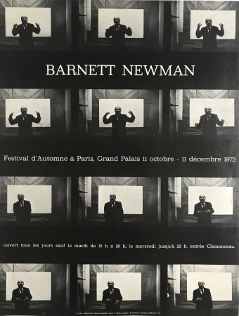 海报 Cieslewicz  - Barnett Newman / Festival d’Automne à Paris