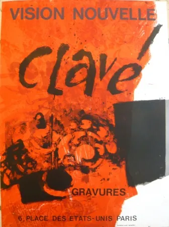 海报 Clavé - Affiche exposition Vision nouvelle