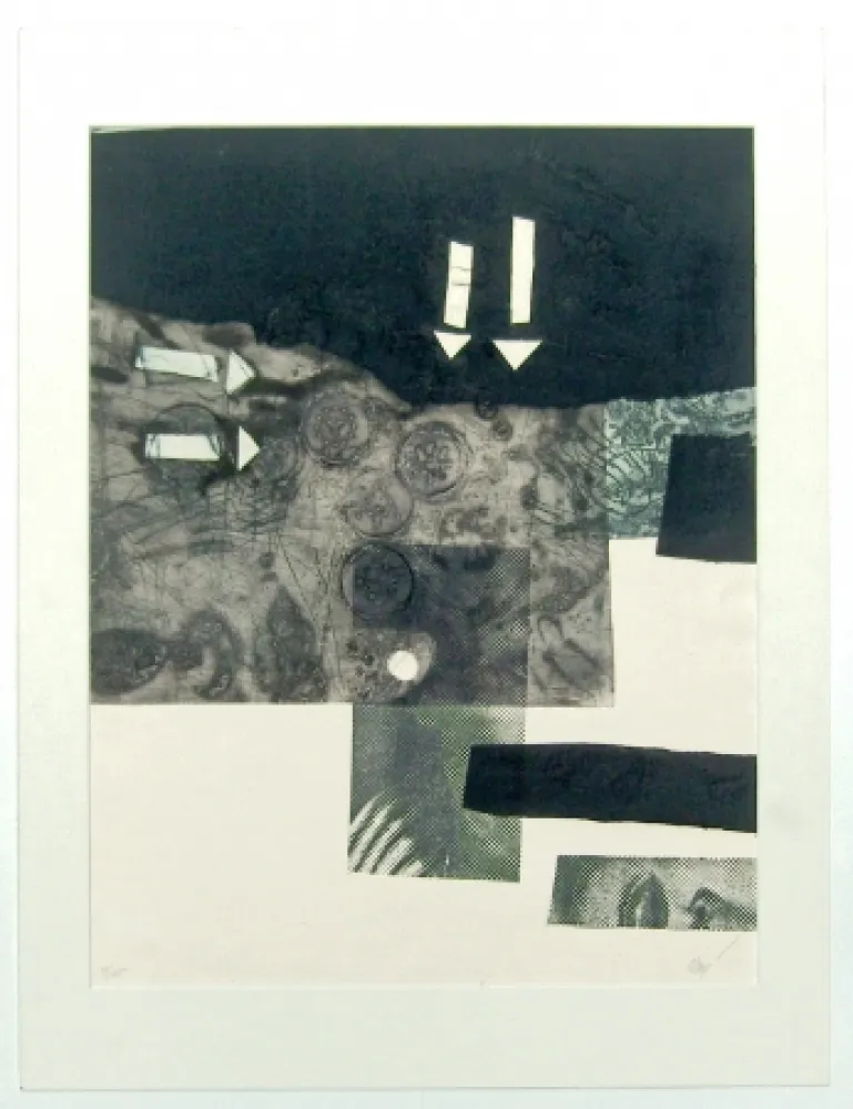 版画 Clavé - Avec des flèches