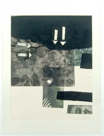 版画 Clavé - Avec des flèches