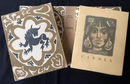 插图书 Clavé - CARMEN. Lithographies originale de Clavé