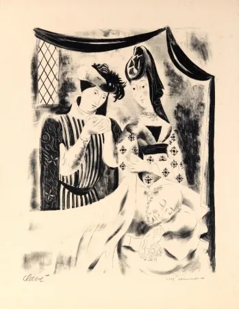 石版画 Clavé - Chansons du Paseé