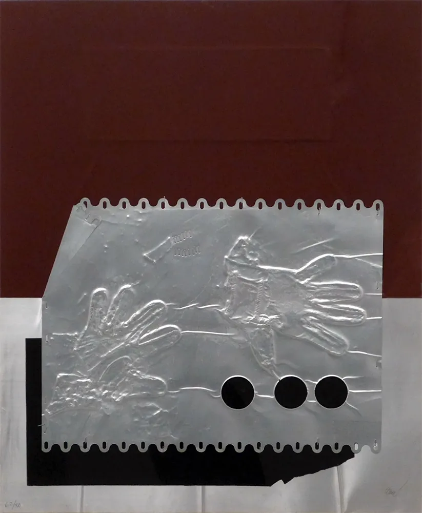 版画 Clavé - Deux Gants