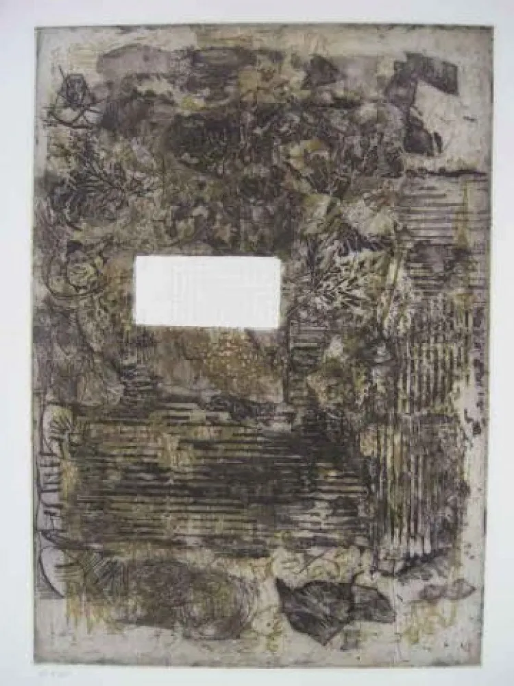 版画 Clavé - Feuilles