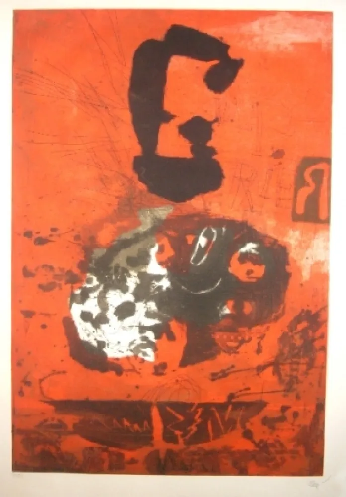 金刚砂版画 Clavé - Guerrier au grand G