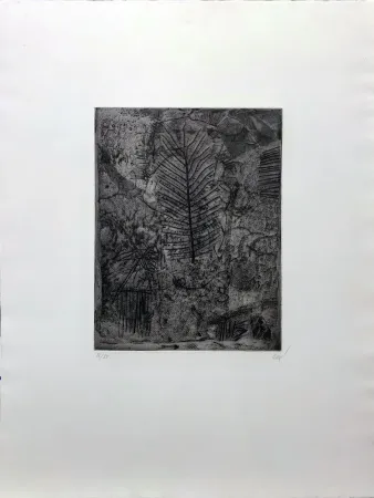 版画 Clavé - La Feuille