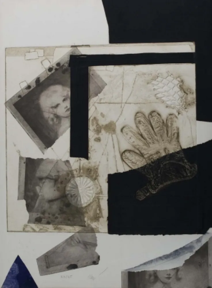 金刚砂版画 Clavé - Mademoiselle Marguerite