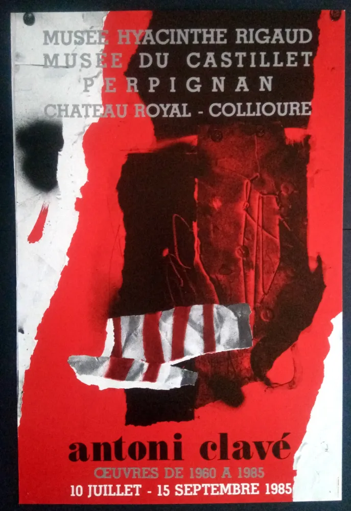 海报 Clavé - Ouvres 1980 1985 Museé du Castillet Perpignan