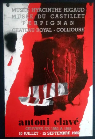 海报 Clavé - Ouvres 1980 1985 Museé du Castillet Perpignan