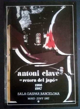 海报 Clavé - Retorn al Japó - Sala Gaspar 1987