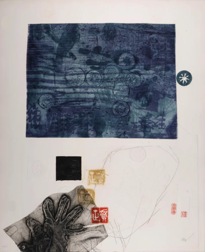 版画 Clavé - Retour du Japon, c. 1980 - Hand-signed!