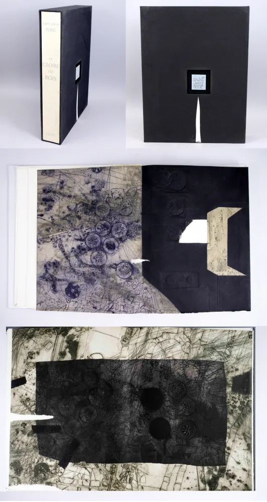 插图书 Clavé - Saint-John Perse : LA GLOIRE DES ROIS. 12 gravures originales de Clavé (1976)