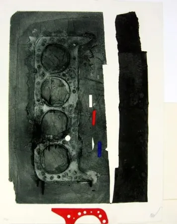 蚀刻版画 Clavé - Sans titre