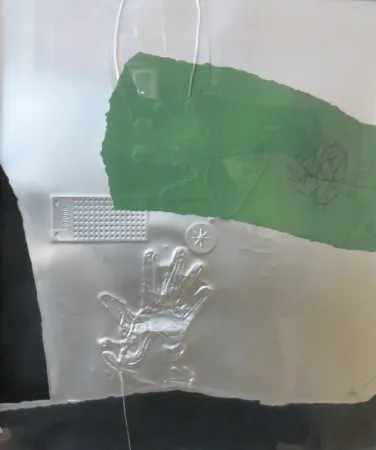 金刚砂版画 Clavé - Sans titre