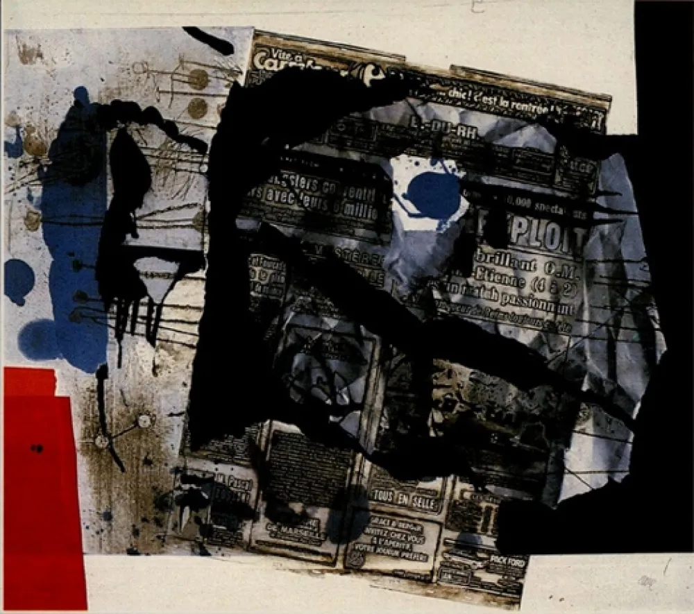 版画 Clavé - Tête de guerrier