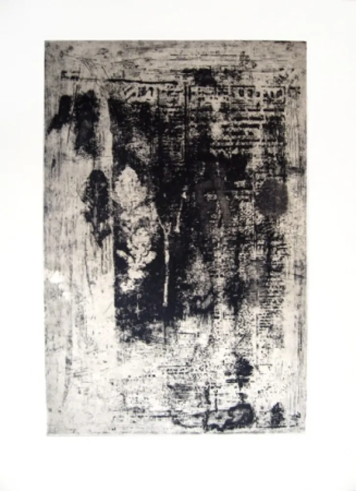 蚀刻飞尘法 Clavé - Trois feuilles