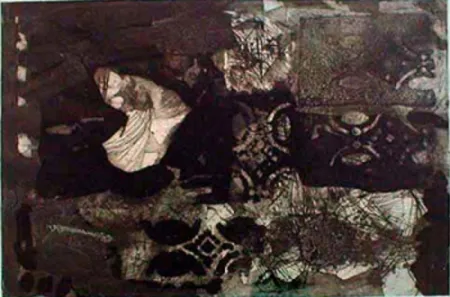 版画 Clavé - Untitled