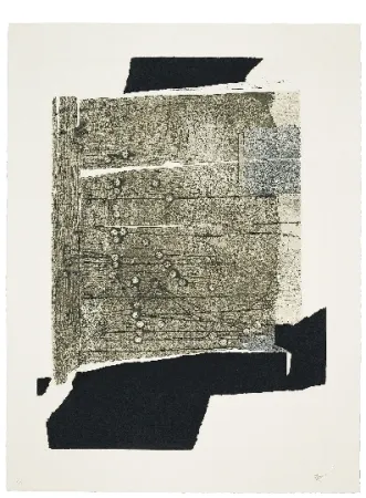 版画 Clavé - Xinxetes sobre fusta