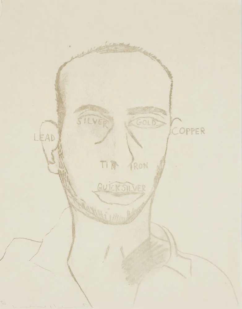 石版画 Clemente - Traditional Self Portrait, from Art Pro-Choice II