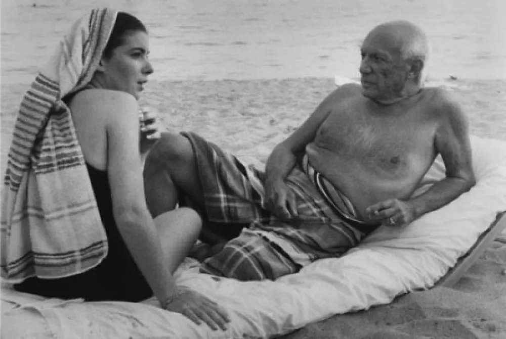 摄影 Clergue - PICASSO AND CATHY