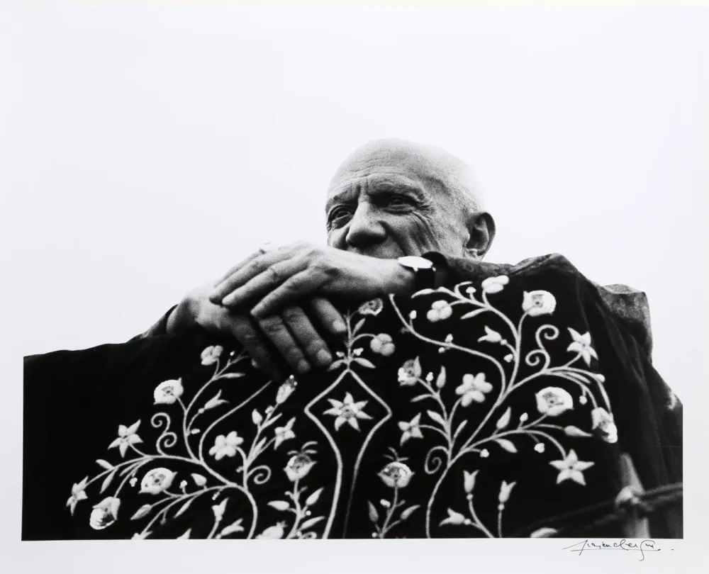 摄影 Clergue - Picasso Preside la Corrida - Frejus, 1962