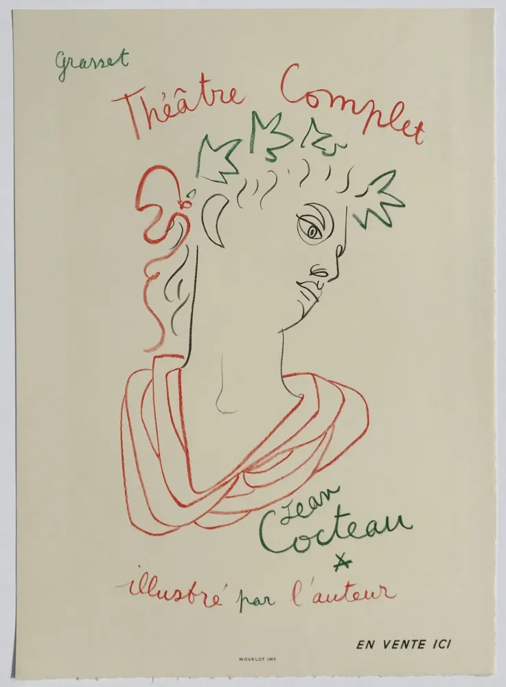 石版画 Cocteau - Grasset Theatre Complet