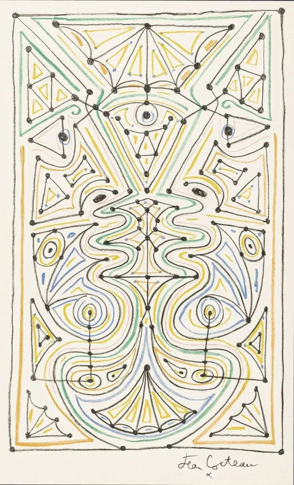 插图书 Cocteau - La chapelle Saint-Pierre de Villefranche-sur-Mer. Paris: Mourlot, 1958