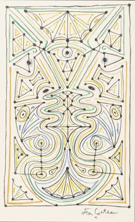 插图书 Cocteau - La chapelle Saint-Pierre de Villefranche-sur-Mer. Paris: Mourlot, 1958