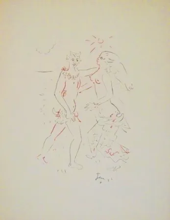石版画 Cocteau - L’après-midi d’un faune (Debussy)