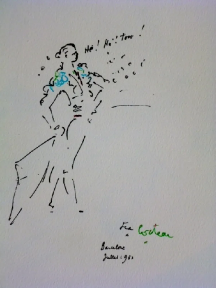 石版画 Cocteau - Le Torero