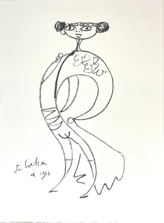 无技术 Cocteau - Lithographie originale