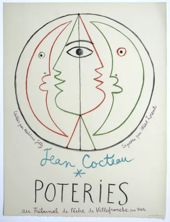 石版画 Cocteau - Poteries