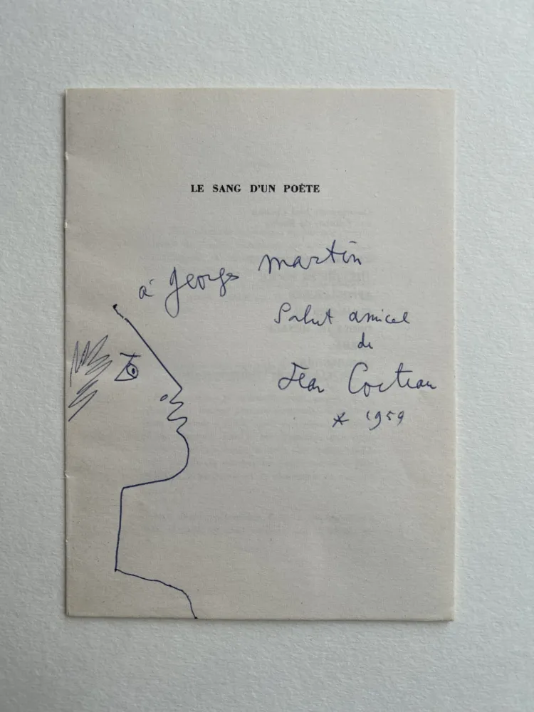 插图书 Cocteau - Profile with Laurel Wreath, 1959