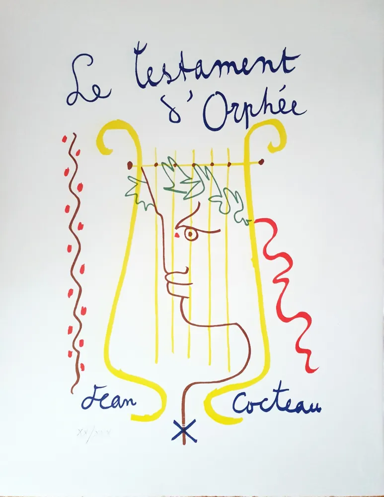 石版画 Cocteau - Testament d'Orphée