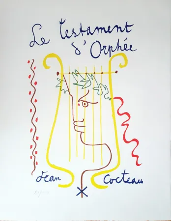 石版画 Cocteau - Testament d'Orphée