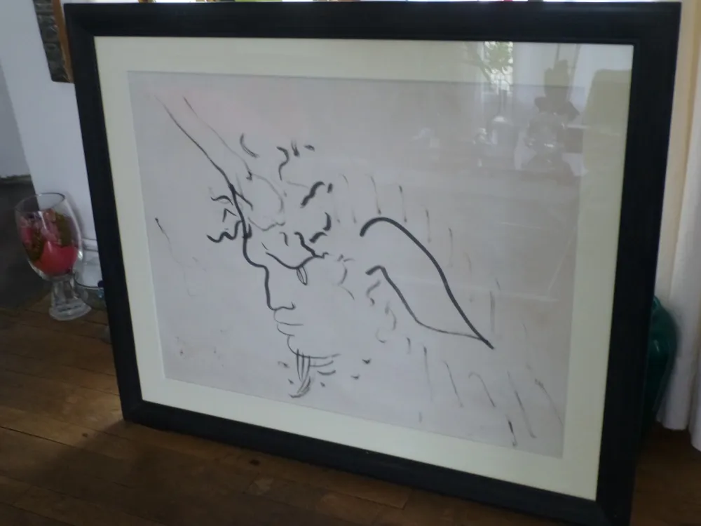 无技术 Cocteau - Tête de licorne ,1947