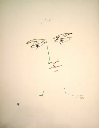 石版画 Cocteau - Untitled